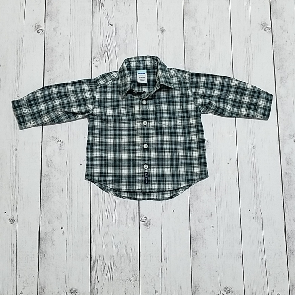 Plaid Old Navy Baby 6 to 12 months top